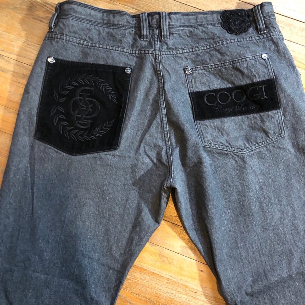 COPY - Coogi Black Washed Men’s Jeans Size 44x35 - Picture 5 of 8